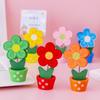 Cartoon Wodden Flower ID Name Business Cards Clips Office Teachers Staff Stationery File Memo Pad Notepad Photo Clips Organizer