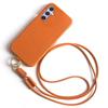 For Samsung Galaxy A34 5G Case with Lanyard Genuine Cow Leather PC Phone Back Cover
