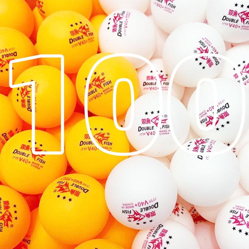 DOUBLE FISH V40 + оригинальные 3-звездочные мячи для пинг-понга со швами из АБС-пластика, новый материал, мячи для настольного тенниса с одобрением ITTF