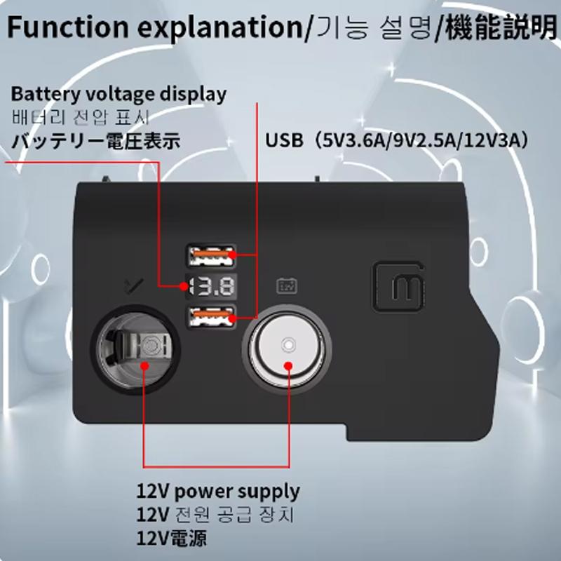 KEN CHUANG Автомобильное зарядное устройство для Volkswagen Golf 5 6 Eos MK5 Golf 7 / 7.5 Jetta Scirocco Прикуриватель USB Разветвитель Быстрая зарядка
