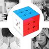 Little Magic M Магнитная 3x3 скоростная головоломка, световой волшебный кубик, наклейки, белые, черные наклейки без наклеек, детские игрушки для детей