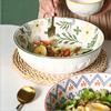 Large Ceramic Soup Bowl Pickled Cabbage Fish Chinese Household Large Bowl Three-dimensional Thickened Bowl Vegetable Bowl Fruit Bowl