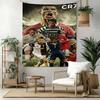 Cristiano Ronaldo Wall Decor Tapestry Art For Pet Memorial Birthdaywedding Party Backdrop Family Gift