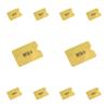 10 шт. Блокирующий NFC Анти-RFID Держатель для карт Считыватель Замок Алюминиевая фольга Блокирующий NFC чехол Легкий Анти-кража Коробка для ID-карт Путешествия