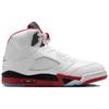 Air Jordan 5 Retro Fire Red 'Черный язычок' AJ5 HQ7978-101 2025 Мужской размер