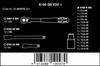 Wera 05004970001 Zyklop 8100 SB VDE 1 Изолированный трещоточный ключ 17 предметов Набор 3/8 дюйма, [Официально Япония]