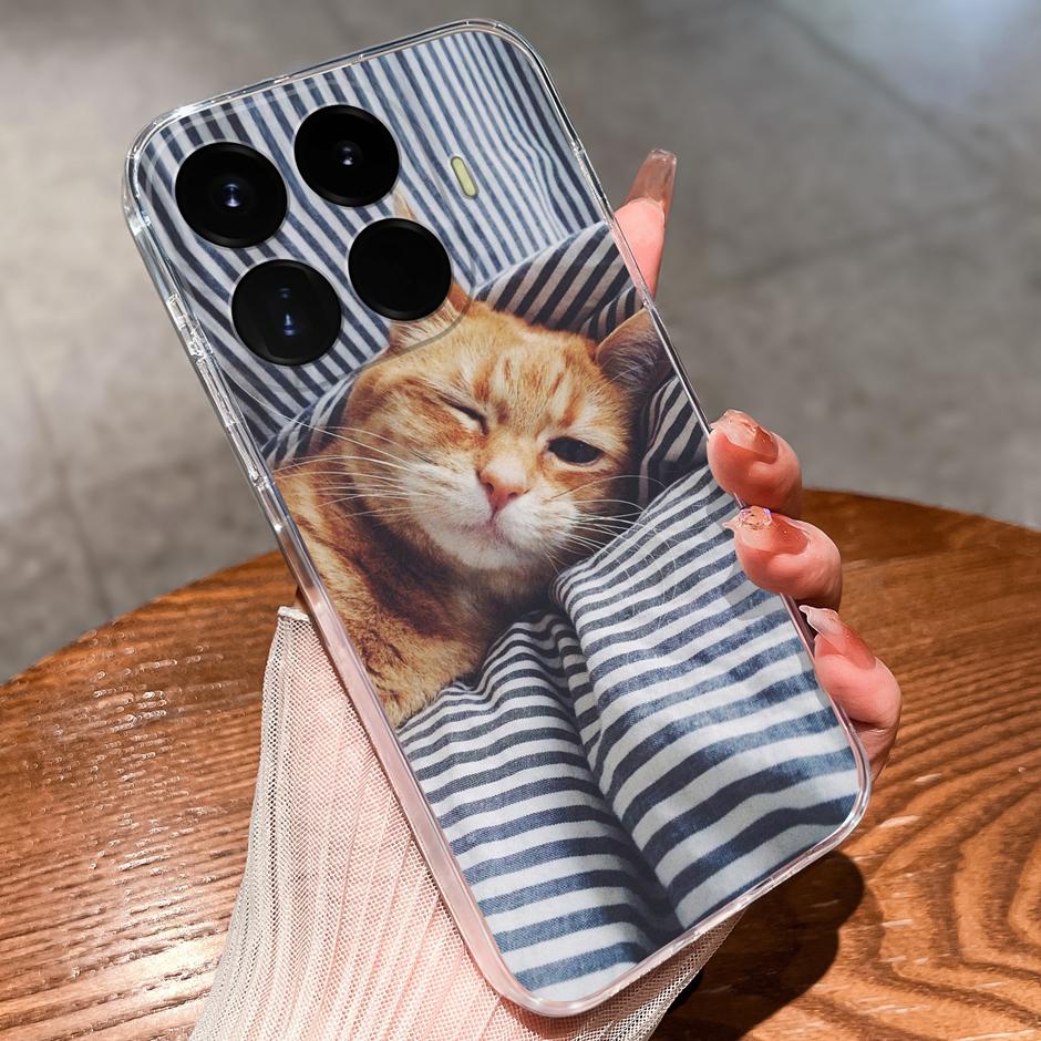 Чехол Для Xiaomi17T 17Ultra Красивый Цветок Астронавт Защита от Отпечатков Пальцев Прозрачный Чехол Для Xiaomi 17T 17 Ultra Coque Funda