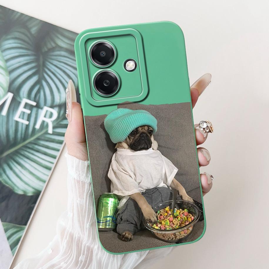 For Funda OPPO A3 A3x 4G Case 2024 Cute Panda Rabbit Soft Silicone Candy Painted Phone Covers For OPPO A40 5G OPPOA3 A 3x Bumper