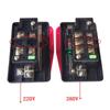 KEDU HY56 Industrial Pushbutton Switches with Emergency Stop Cover for Bench Saw Single Phase Three Phase, Red