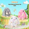Electric Singing and Dancing Rabbit - Baby Soothing Toy with Recording and Speaking Functions