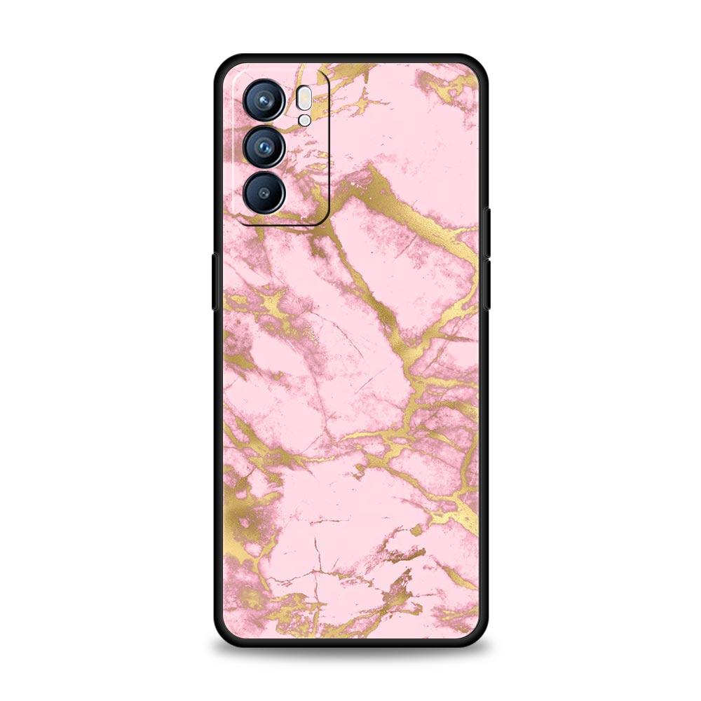 Мягкий чехол для телефона с рисунком из мрамора для Oppo Find X5 A54 A53 A52 A9 2020 A15 A95 A16 A76 A74 A12 Reno7 SE Reno6 Pro 5G TPU Cover