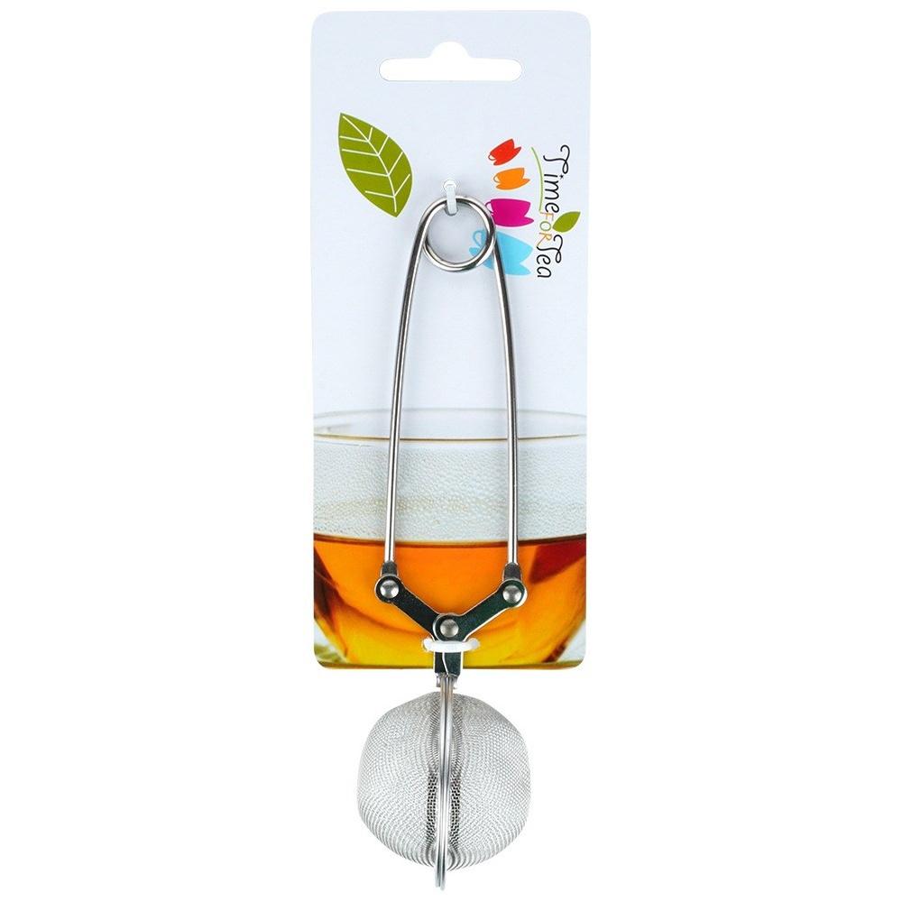 Steel tea strainer 5x16 cm
