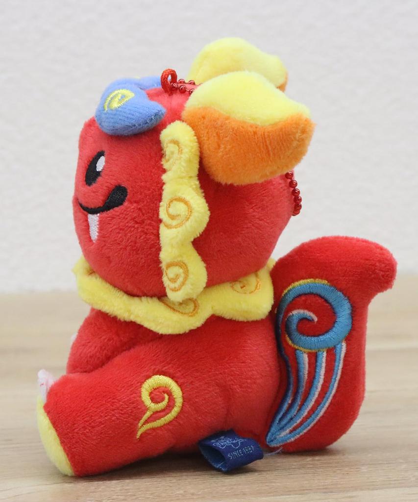 Takeoff Plush Toy Okinawa Series Shisa Ball Chain Red