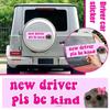 Nice Driver Car Sticker New Driver Please Be Kind Funny Sticker Self Learner Driver Sticker Signs For Girls Stickers