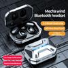 NEW Mecha Style Bluetooth Headset Wireless Heavy Bass Non-In-Ear Earpieces Noise Reduction E-Sports Gaming Headphone