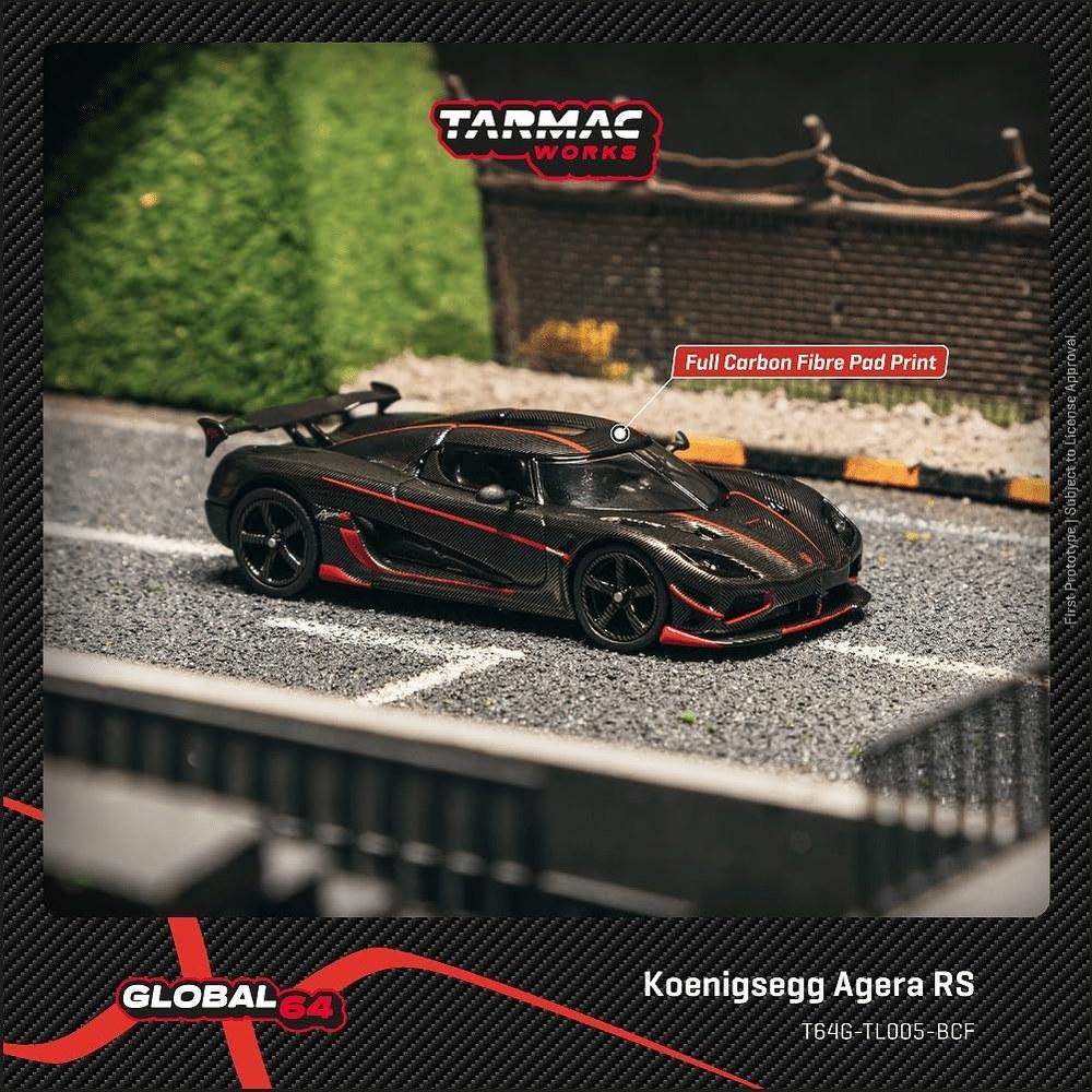 Speedmaster Japan Koenigsegg Agera RS Модель T64G-TL005-BCF Черный Углепластик Красные Акценты Готовый