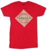 Мужская футболка Tabasco Hot Sauce Классический потертый логотип