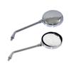 Motorcycle Mirror KAWASAKI Z2 Type Mirror 10mm Long Stay Plated 2 Pieces