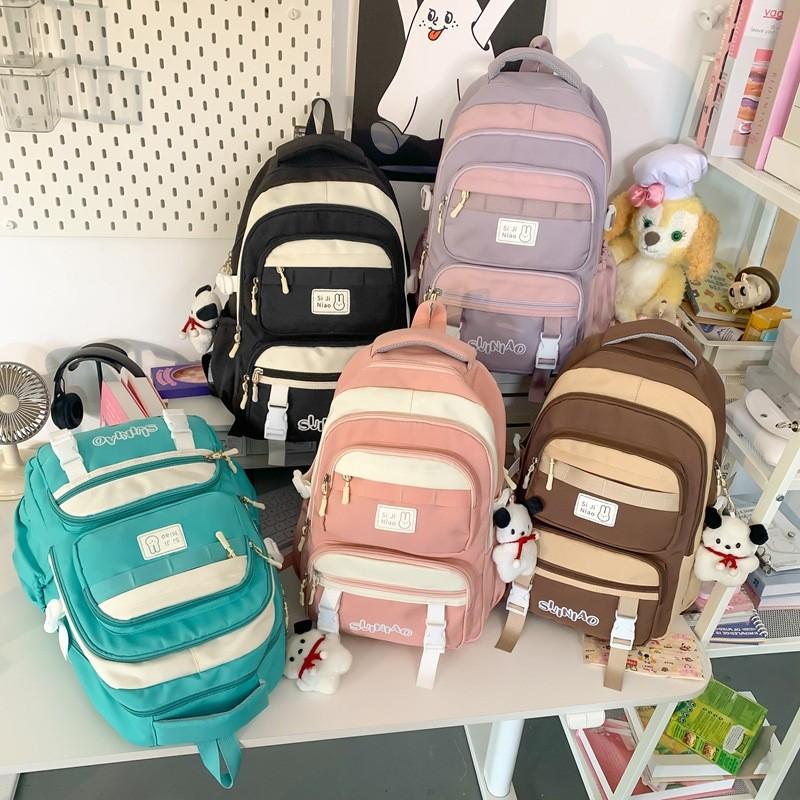 Рюкзак Узор Буква Большой Вместимости Сумка для Путешествий на Открытом Воздухе Школьный Рюкзак Студенческий