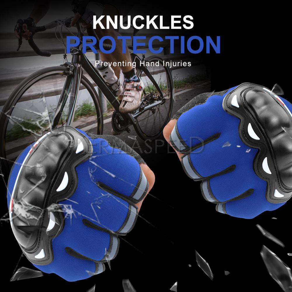 Мотоциклетные перчатки без пальцев, летние дышащие защиты суставов пальцев, защитное снаряжение для мотоспорта, гонок на мотоцикле, половина пальца