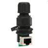 RJ4590 градусов Разъем RJ45 8 контактов Сетевой мост Водонепроницаемый разъем Разъем