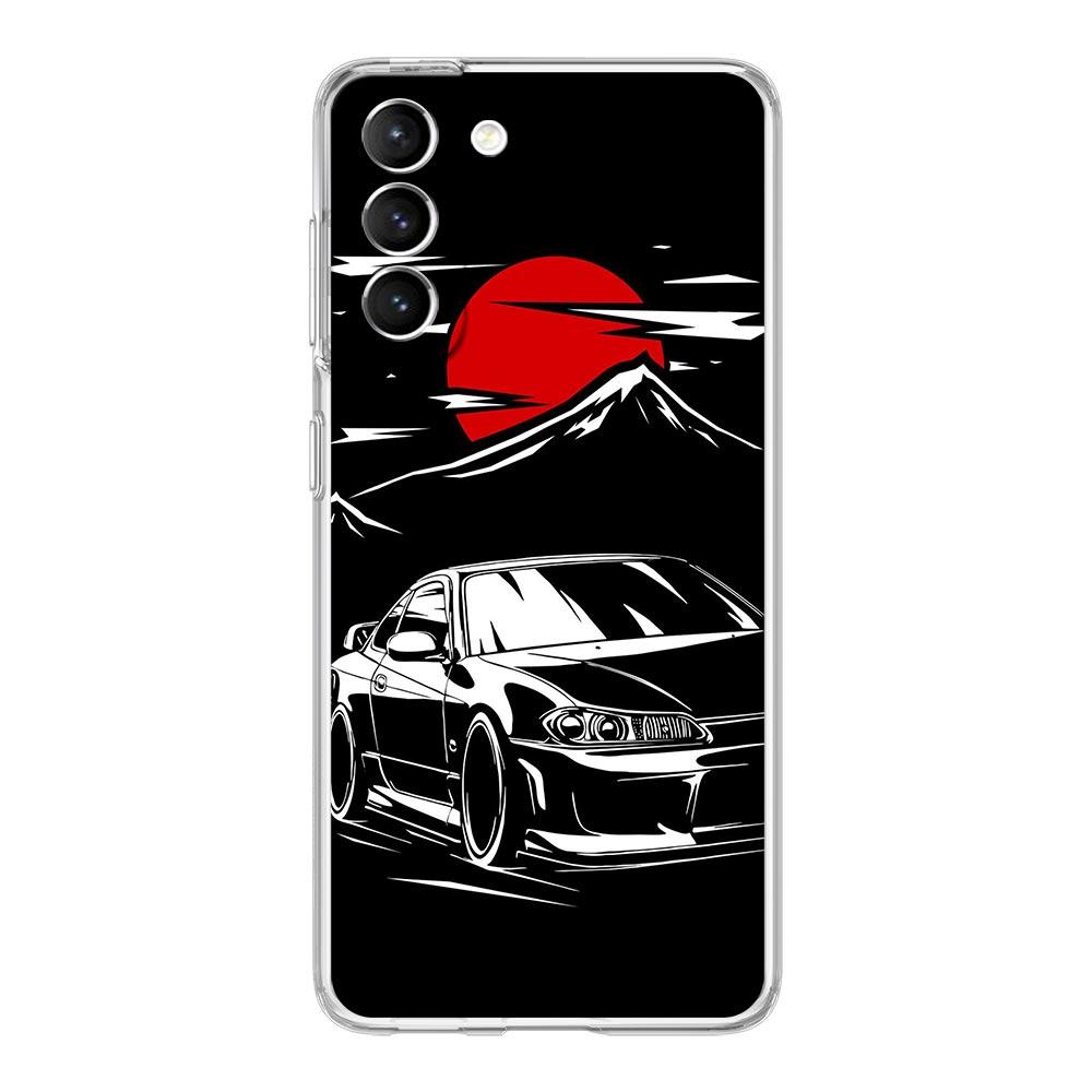 Япония JDM спортивные автомобили мужской мужской чехол для телефона для Samsung Galaxy S22 5G S20 Ultra S21 FE 5G S10E S9 S8 S10 Plus Note 10 прозрачный чехол