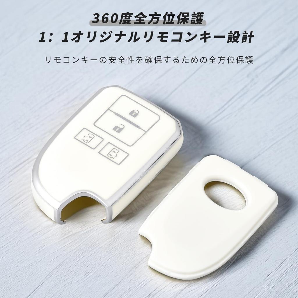 [OFFCURVE] Чехол для ключа TOYOTA Hiace для автомобилей Toyota 4 кнопки, раздвигающиеся с обеих сторон Ударопрочный и устойчивый к царапинам брелок для автомобилей серии HIACE200