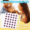 5pcs/set UV Test Stickers Photochromic Self-adhesive Sticker UV Detecting Patches  Picnics Hiking