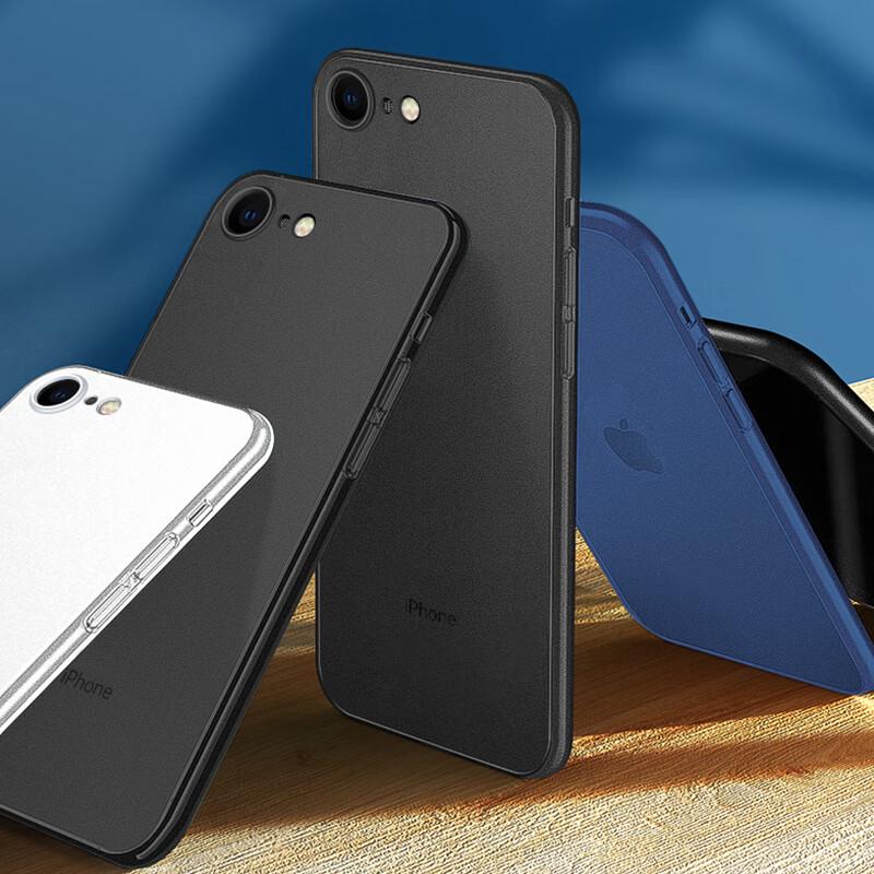 Молочный Утенок iPhone 8/7 Ультратонкий Матовый Противоударный Чехол для Телефона