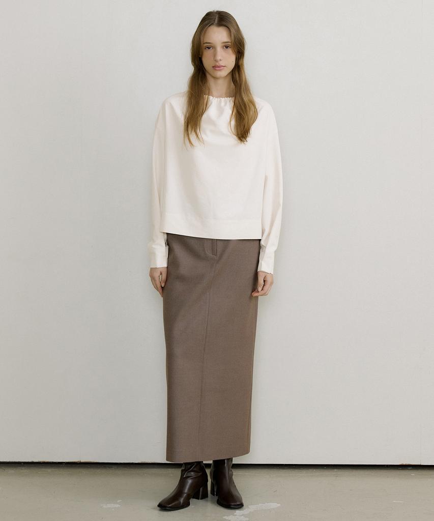 OCTETTE Reversible Cowl Blouse_2Color