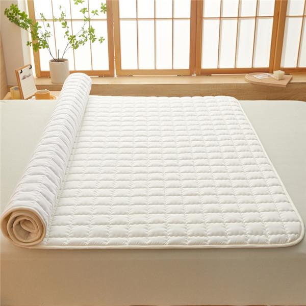 Waterproof  Mattress Pad Antibacterial and Mite-proof Bed Mat Non-Slip Mattress Cover Waterproof Thicken Quilted Bedspreads(No Pillowcases )