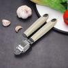 Garlic Press Stainless Steel Garlic Mincer Heavy Duty Garlic Crusher Anti-Slip Handle 31 Holes Kitchen Gadget