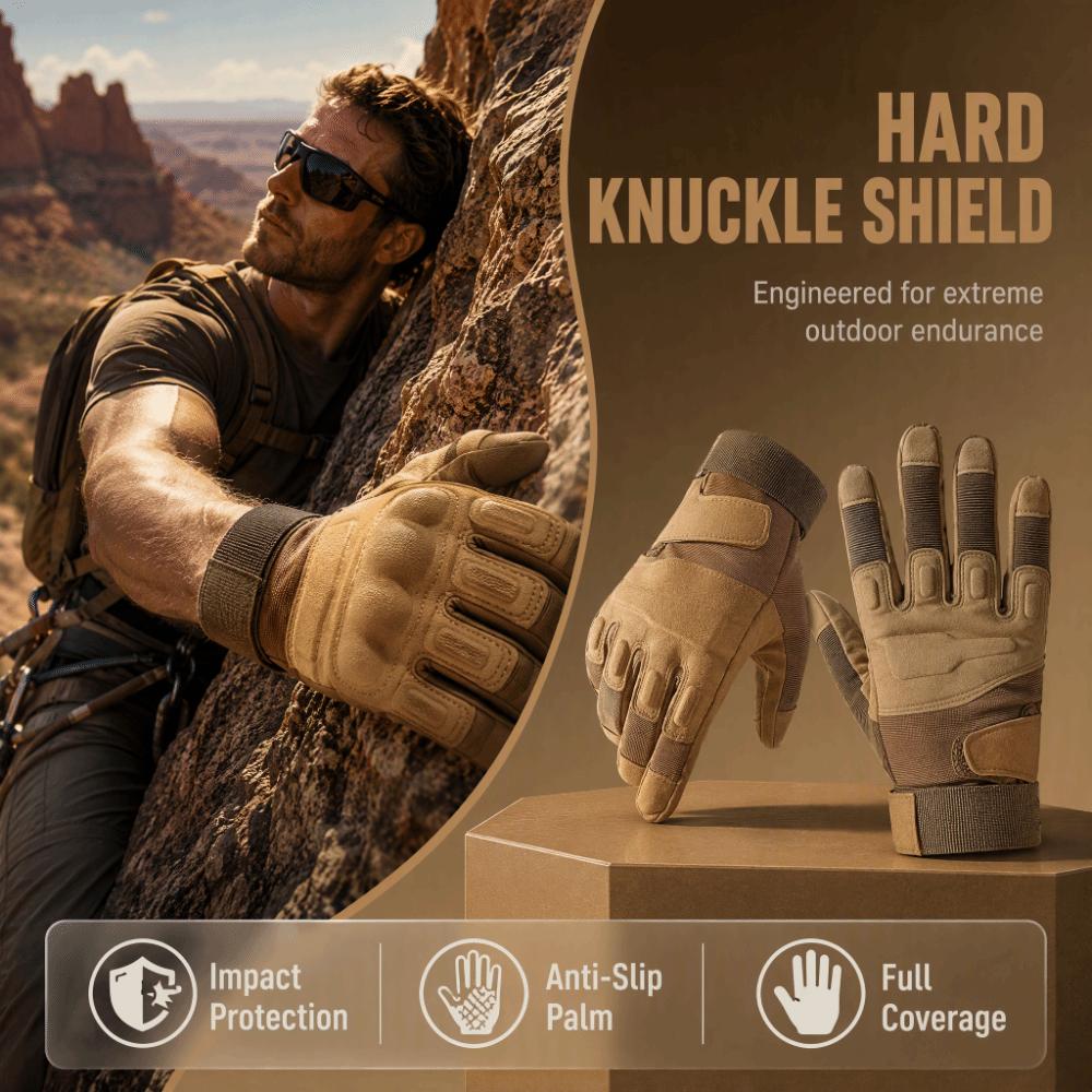 Protective Full Finger Gloves Anti Slip Outdoor Sports Gloves Durable Cycling Gloves Rock Climbing