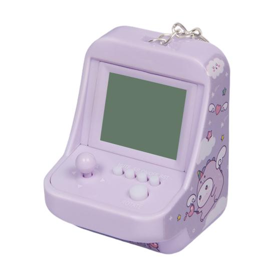 Аркадный игровой автомат 26 классических игровых режимов Поддержка музыки с брелоком Развлечения Мини игра из строительных блоков Ретро игровая консоль для детей