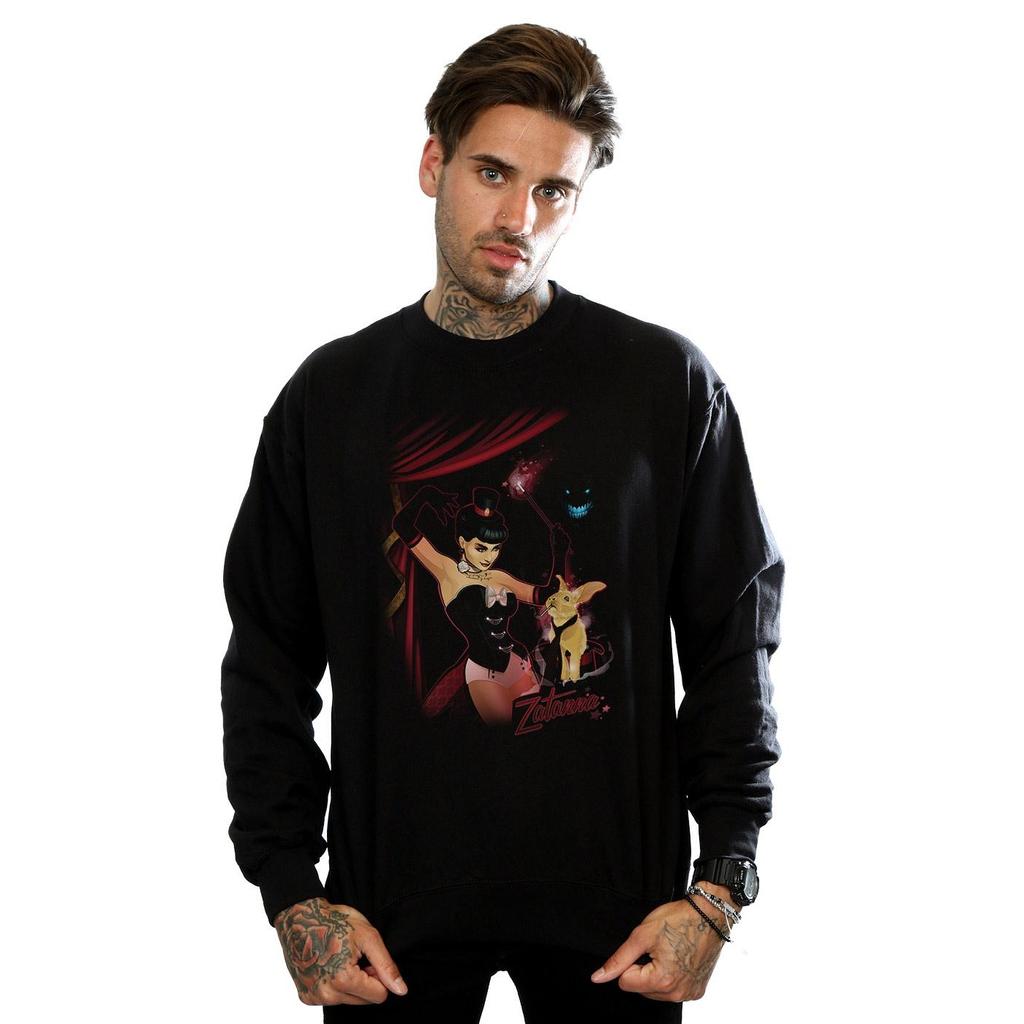DC Comics Mens Zatanna Bombshell Cover Sweatshirt