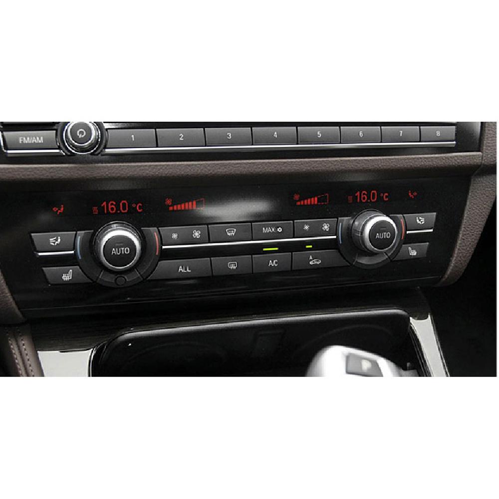 12 Buttons Key Caps Repair Kit A/C Heater Switch Covers For BMW F07 F10 F11 F01