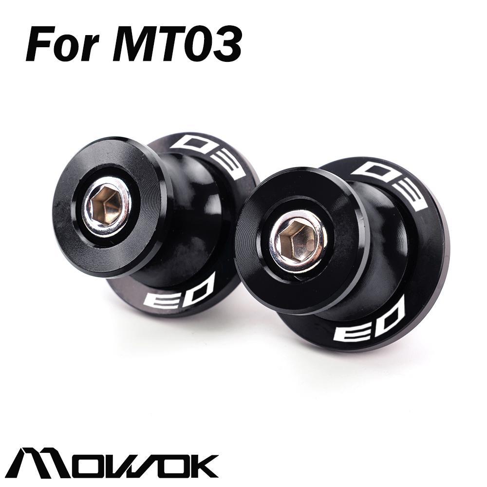 Для YAMAHA MT 07 09 03 10 MT07 MT09 MT03 MT10 2014-2025 2026 Мотоциклетные аксессуары Маятник маятниковый Шпуля Слайдер Стойка Винты