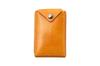 Thin Card Case Classic Leather Thin Made In Japan Yellow [Abrasas]