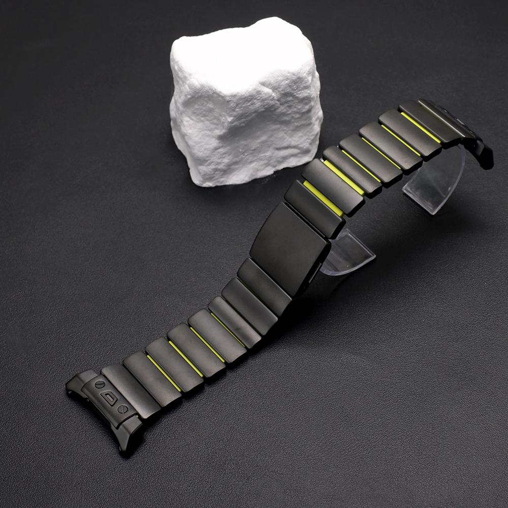 Титановый ремешок без зазоров для Samsung Galaxy Watch Ultra 2025 2024 Резиновый ремешок для GALAXY WATCH ULTRA 47 мм Металлический браслет Ремешок для часов