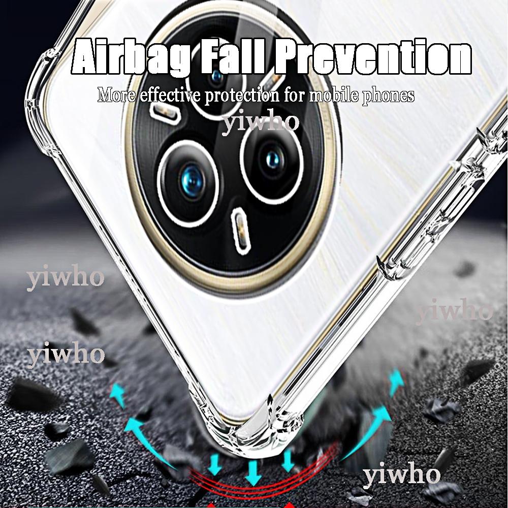 Transparent Phone Case for Realme 14 Pro+ Protective Camera Back Clera Covers On For Oppo Realme 14Pro 13 12 11 10 Pro Plus