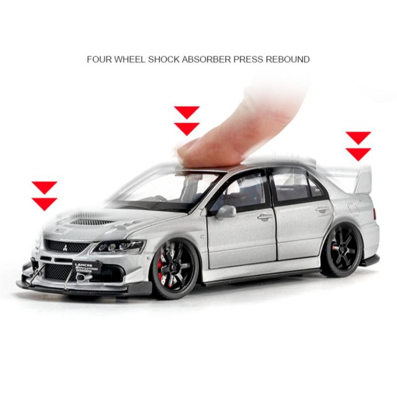 1/32 Mitsubishi Lancer EVO IX литая модель игрушечная коллекционная игрушка со звуком и светом