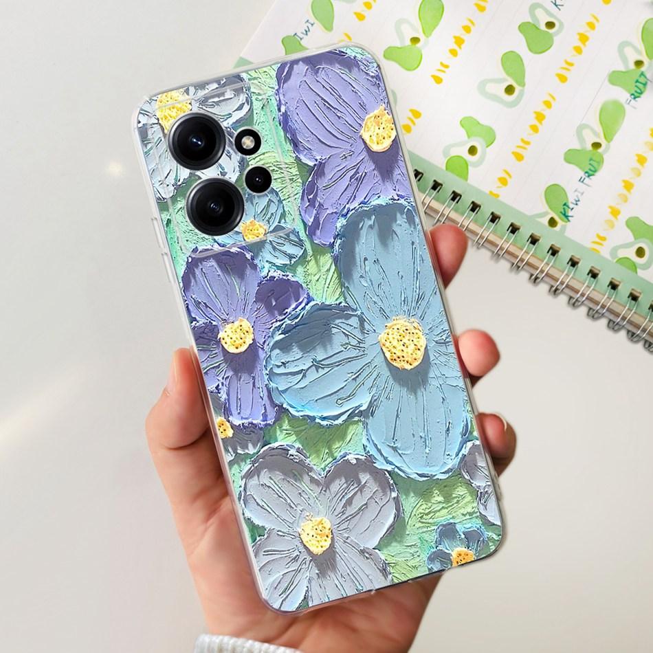 Для Xiaomi Redmi Note 12 Global Стильный Чехол для Телефона Мягкий Силикон ТПУ Задняя Крышка Для Redmi Note 12 Pro 4G Note12 12Pro