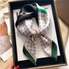 70 * 70cm New Silk Small Square Scarf For Women'S Neck Protection Professional Scarf Versatile Hair Tie Headscarf Scarf