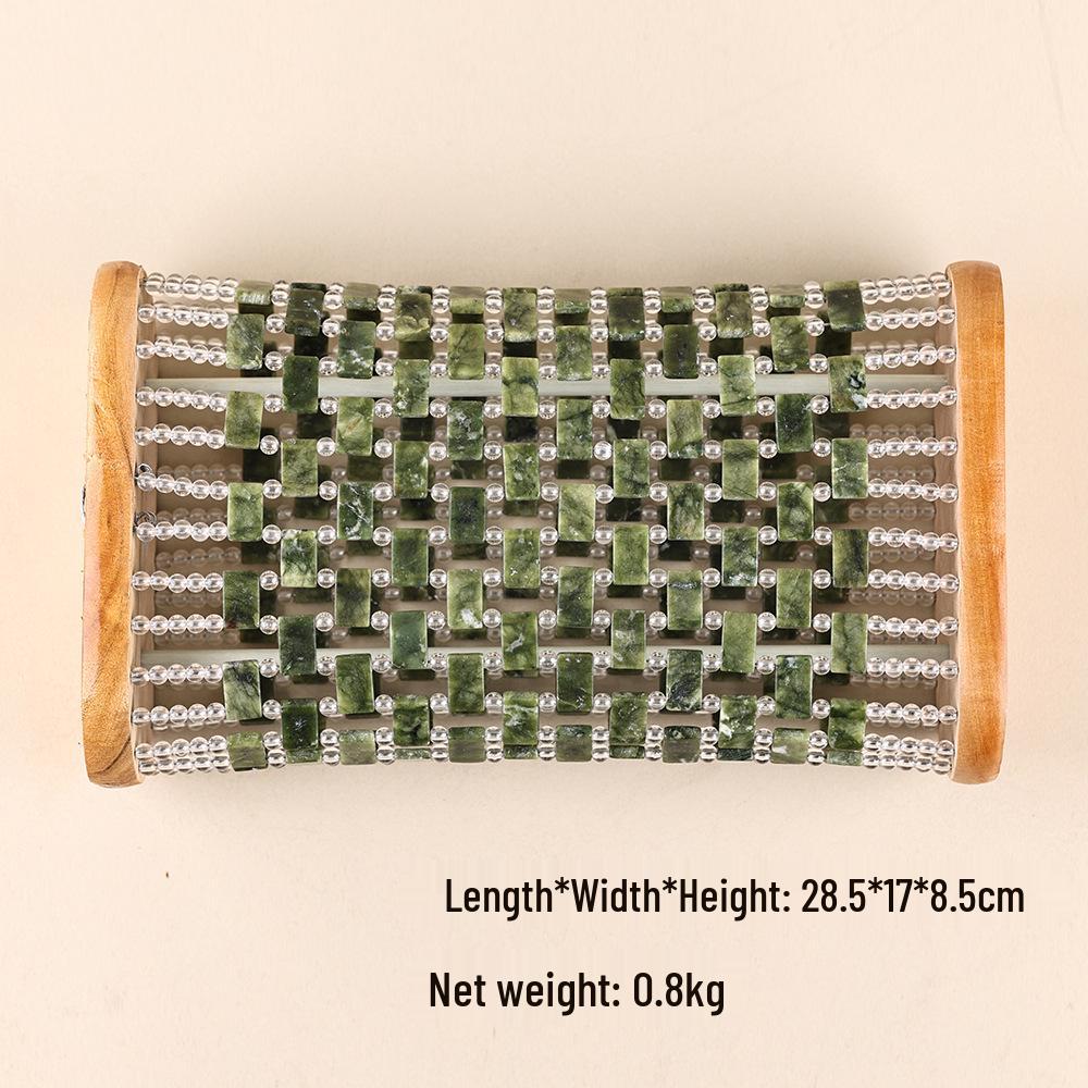 Xiuyan Jade Cooling Pillow - Natural Sweat-Resistant, Breathable, and Hollow Design for Cervical Support and Summer Comfort.