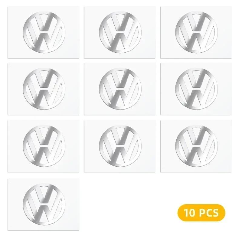 VW 2/5/10pcs Car 3D Metal Stickers Auto Logo Decals Styling For Volkswagen VW GTI Golf 7 Polo Tiguan Passat Jetta Accessories