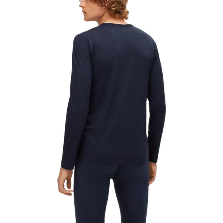 HUGO BOSS T Shirts Men's Dark Blue Crew Neck 50479088-405