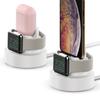 3 In 1 Phone Watch Earphone Silicone Charging Stand Holder for IPhone 14 15 Pro Max IWatch Airpods Pro 2 3 Dock Station Soporte
