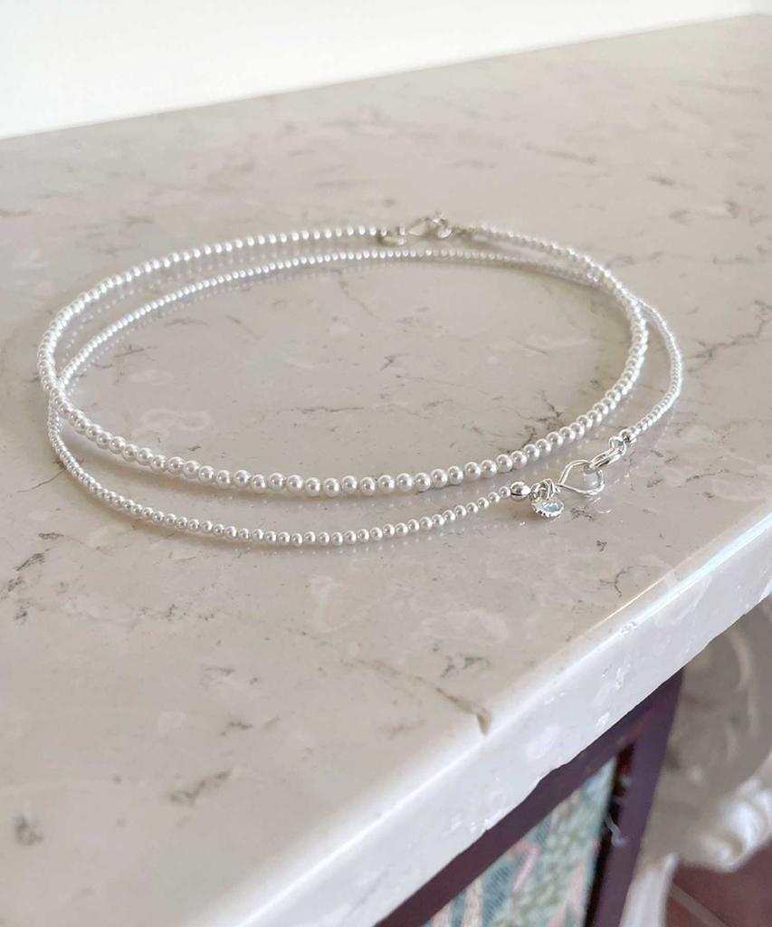 Серебряное ожерелье с жемчугом Persy