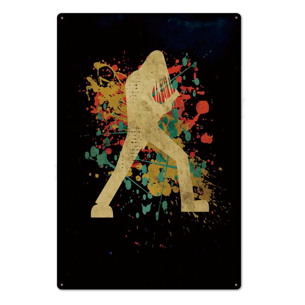 Оловянная вывеска в стиле рок-н-ролл, винтажная металлическая табличка, металлический винтажный металлический плакат, ретро-рок, Настенный декор для бара, паба, клуба, мужская пещера 20x30