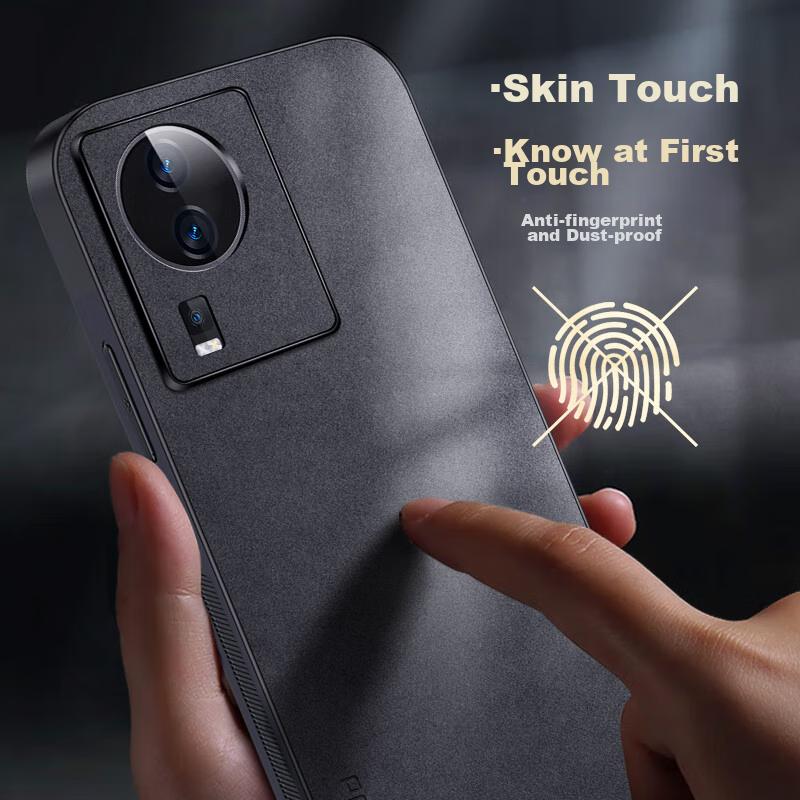 Phone Case for Vivo IQOO Neo7, Shockproof Full Protection Soft with Camera Lens Cover, Luxury Silicone Outer Casen, Black Leather Cover
